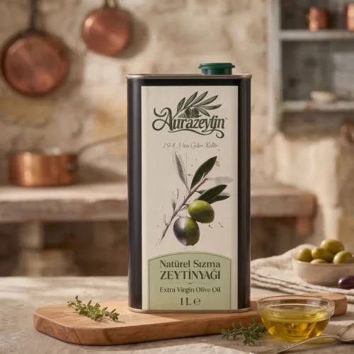 Aurazeytin 1 Litre doğal süzme soğuk sıkım zeytinyağı